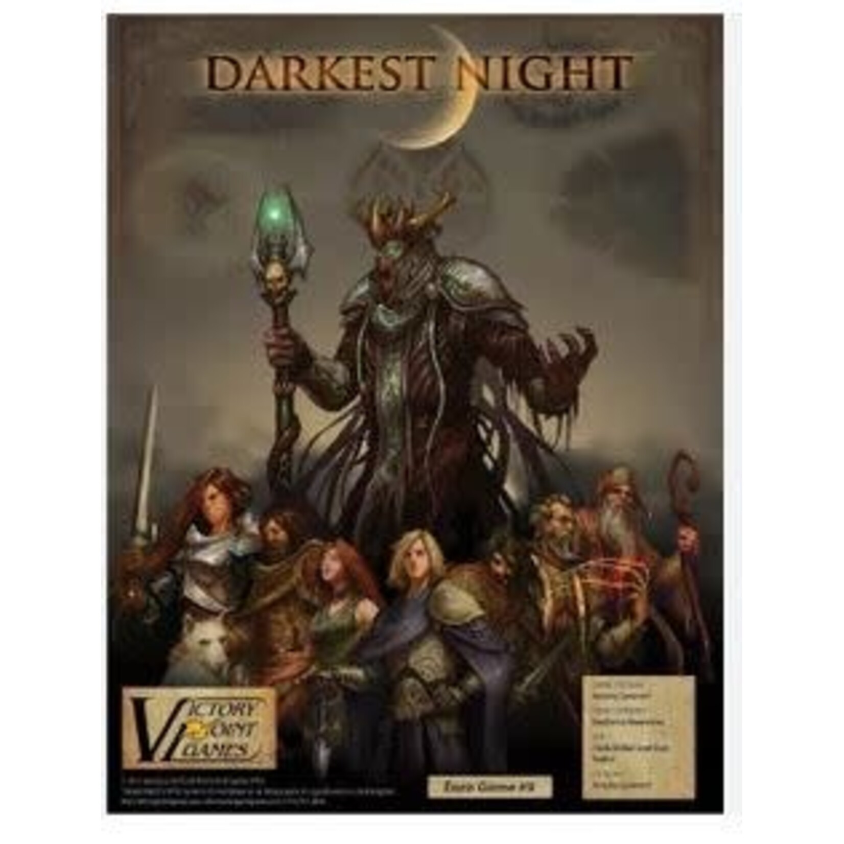 #99531 Darkest Night 1st Edition Lot Dragon Cache Used Game