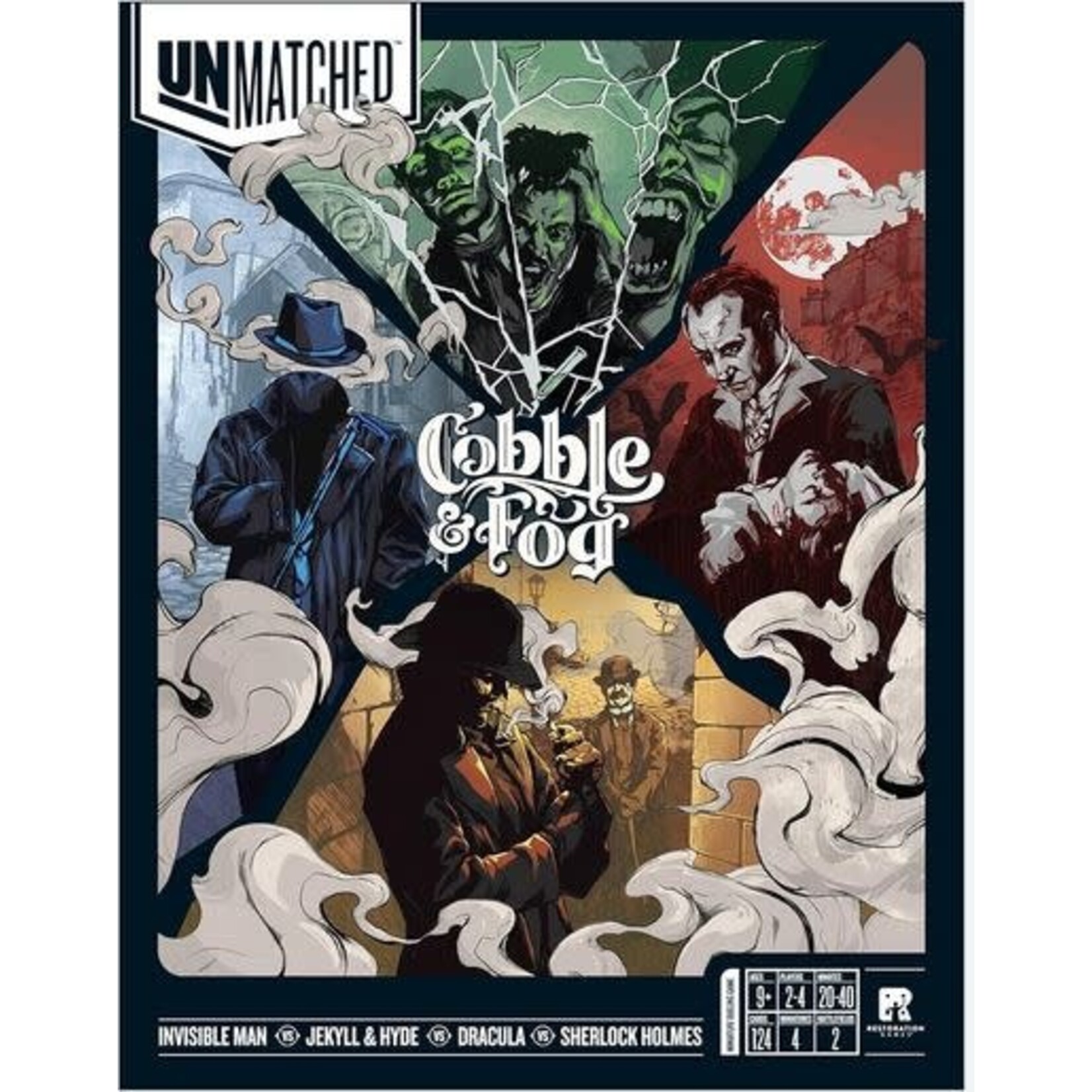 #99685 Unmatched: Cobble & Fog Dragon cache Used Game