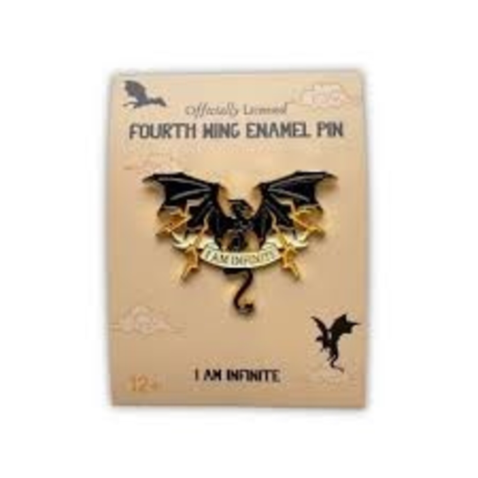 Kingdom of Threads Enamel Pin - Fourth Wing - I Am Infinite