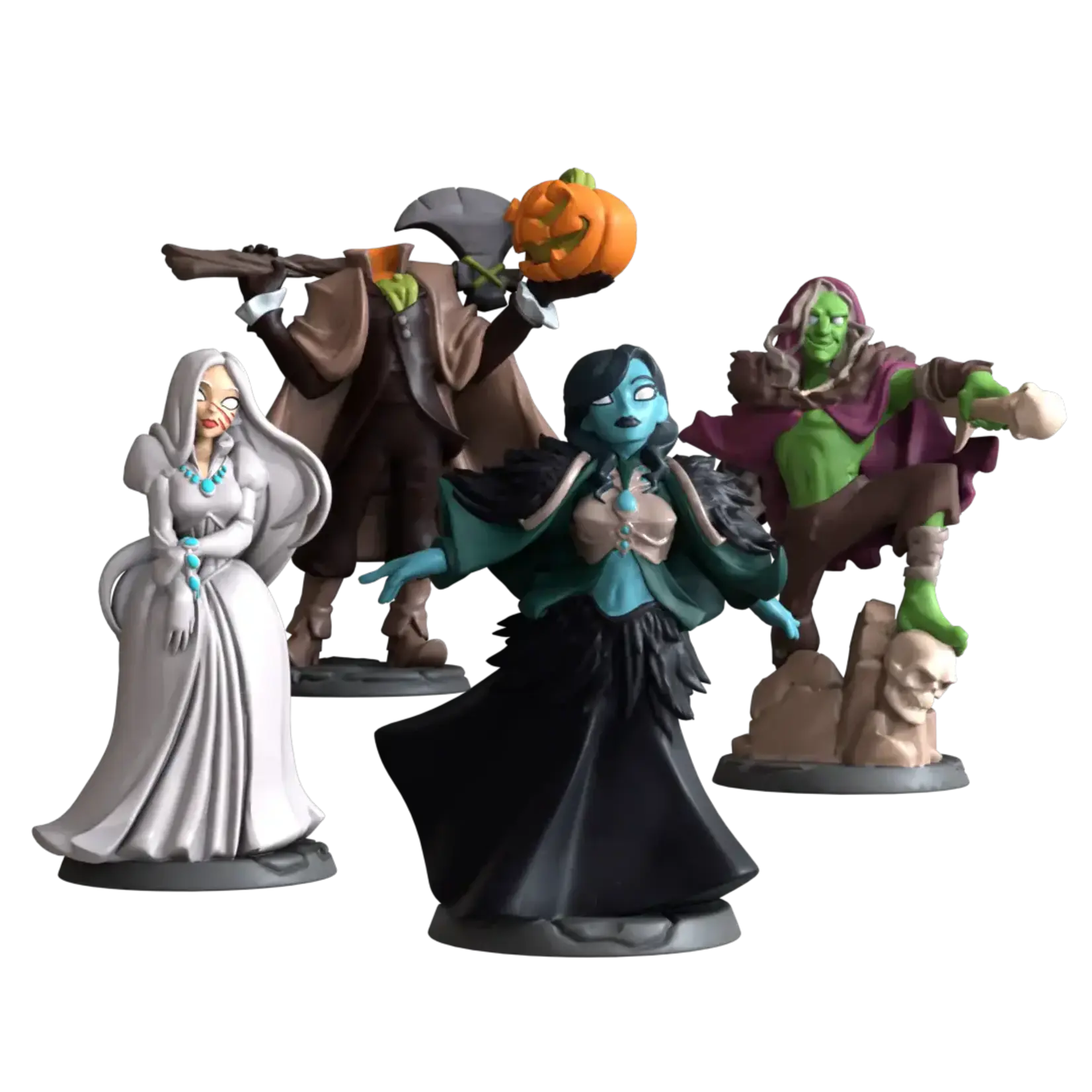 Dice Throne: Outcasts Painted Miniatures Sculpts (No Refunds/Exchanges)