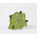 Kingdom of Threads Enamel Pin - Dumb Ways to D&Die - Eaten By a Gelatinous Cube