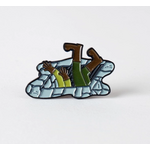 Kingdom of Threads Enamel Pin - Dumb Ways to D&Die - Missed That Trap
