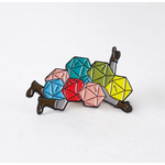 Kingdom of Threads Enamel Pin - Dumb Ways to D&Die - Nat 1 Avalanche