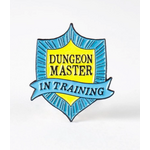 Kingdom of Threads Enamel Pin - Dungeon Master in Training Badge
