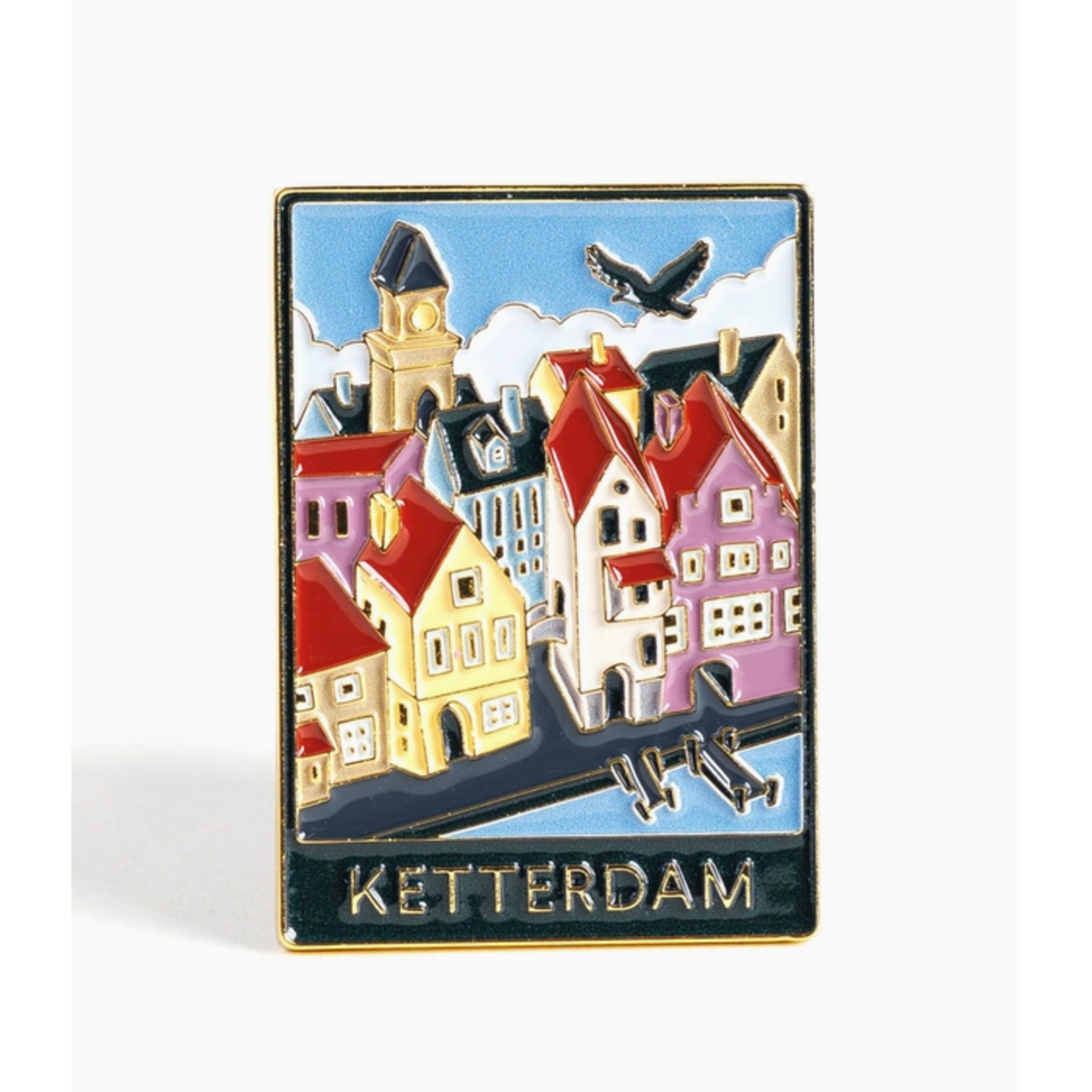 Kingdom of Threads Enamel Pin - Six of Crows - Ketterdam