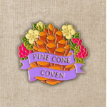 Kingdom of Threads Enamel Pin - The Spellshop - Pine Cone Coven