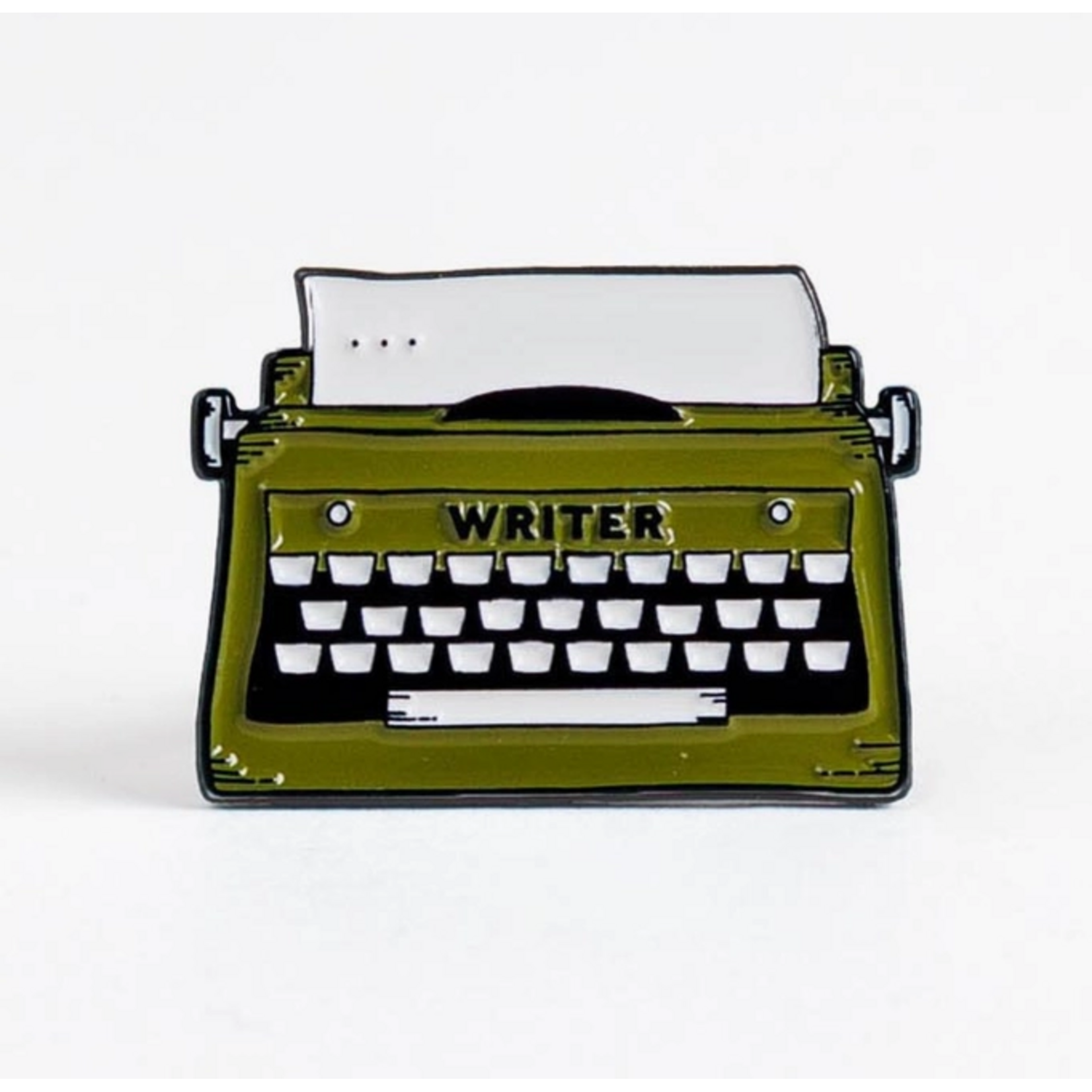 Kingdom of Threads Enamel Pin - Vintage Typewriter