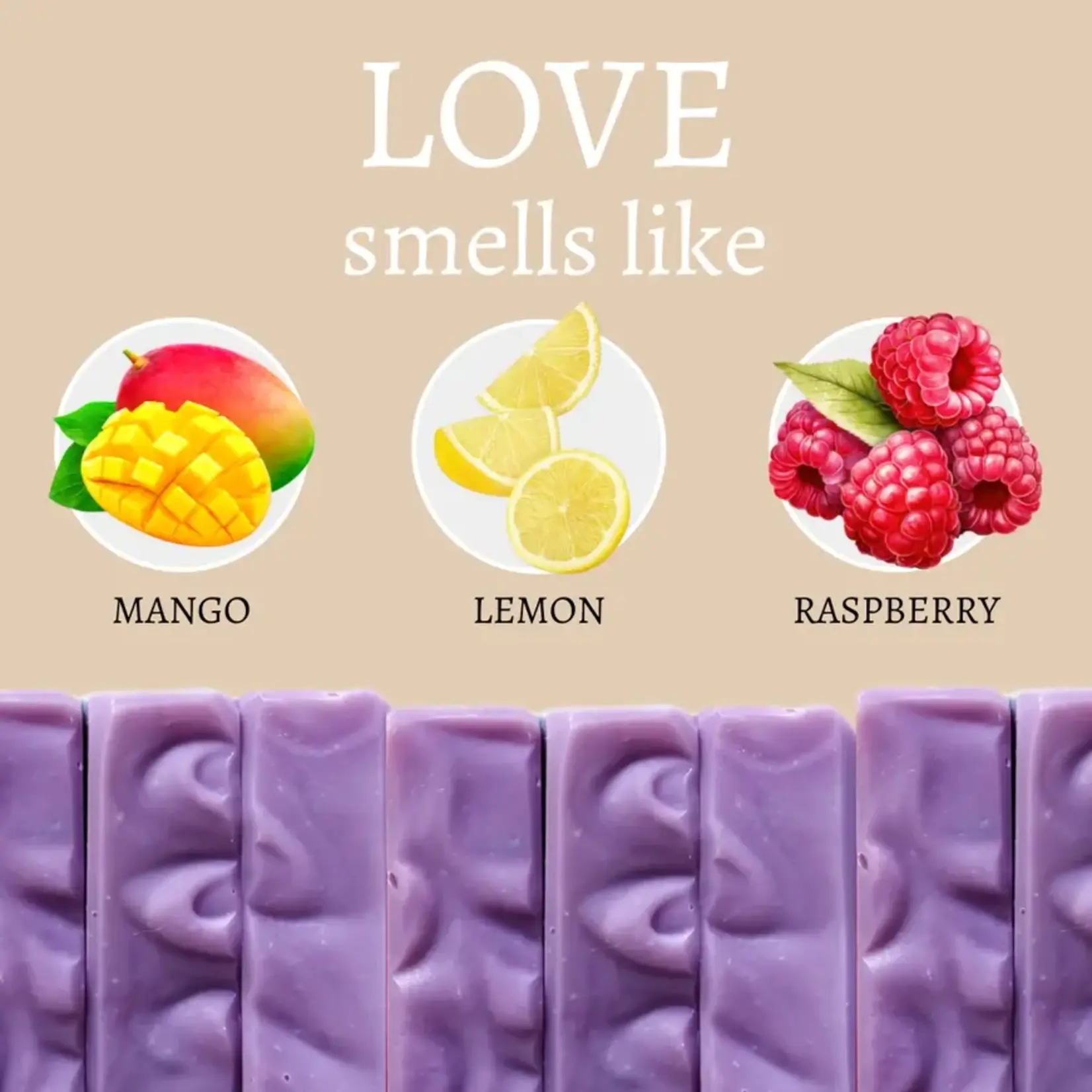 Center Street Soap Co Soap - Love Rainbow Pride Handmade Bar Soap - 4oz