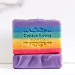Center Street Soap Co Soap - Love Rainbow Pride Handmade Bar Soap - 4oz