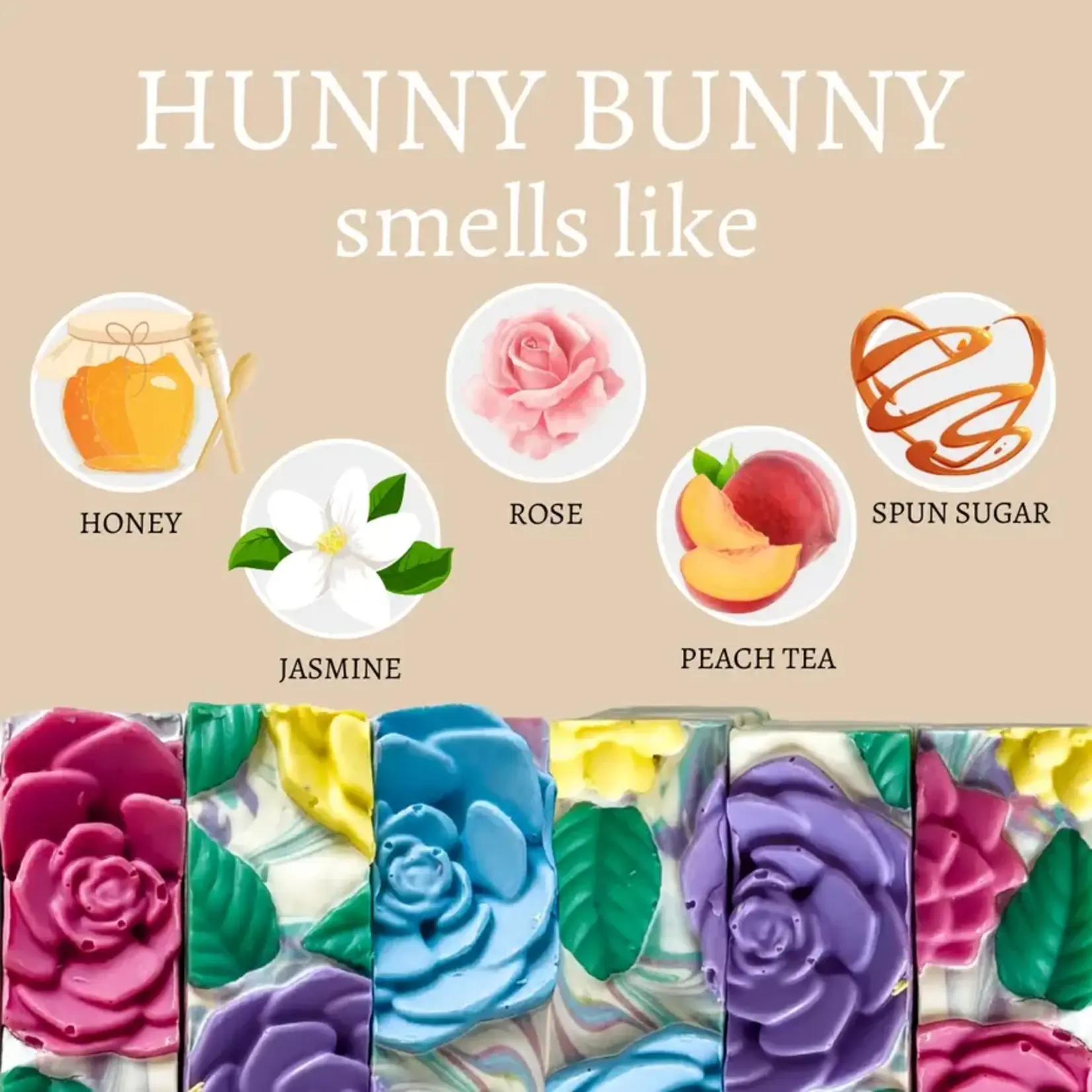 Center Street Soap Co Soap - Hunny Bunny Easter Handmade Soap Bar - 4oz