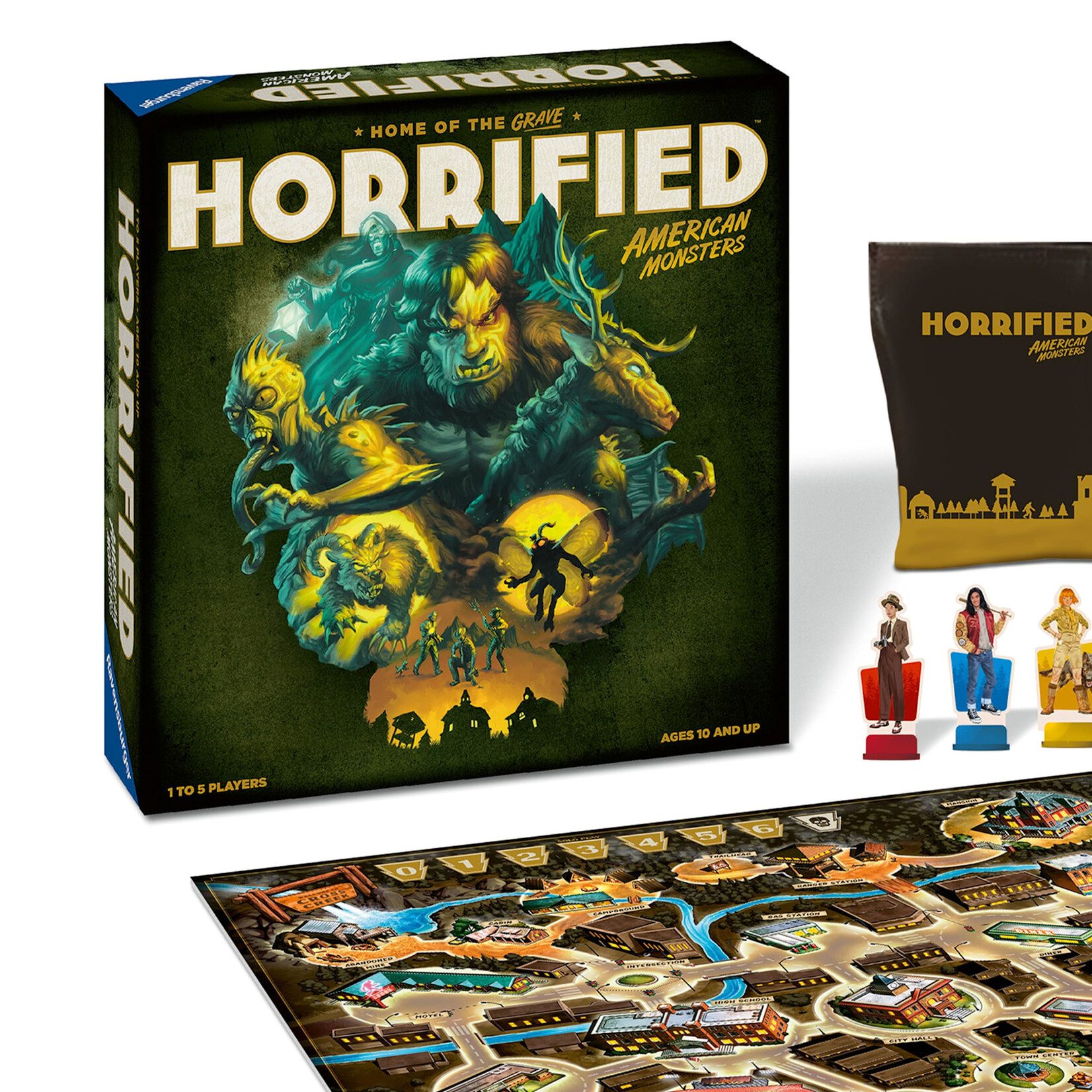 #10783 Horrified: American Monsters Dragon Cache Used Game