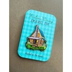 Katie Daisy Enamel Pin - Cabin - Nestled in The Woods