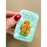 Katie Daisy Enamel Pin - California Poppies - Along The Open Road