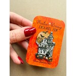 Katie Daisy Enamel Pin - Haunted House - Where Shadows Linger