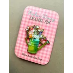 Katie Daisy Enamel Pin - Water Can - Where Roots Run Deep