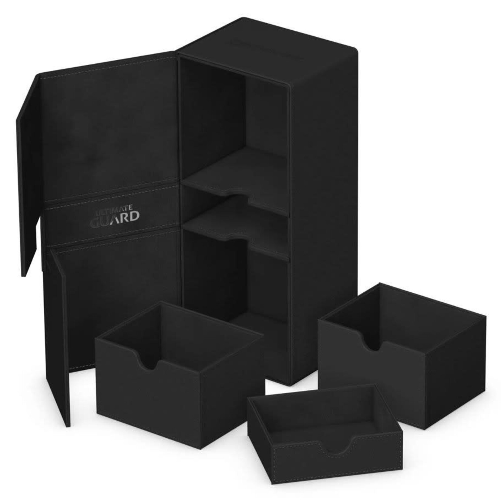 Deck Box: Twin Flip`n`Tray: 266+: Black