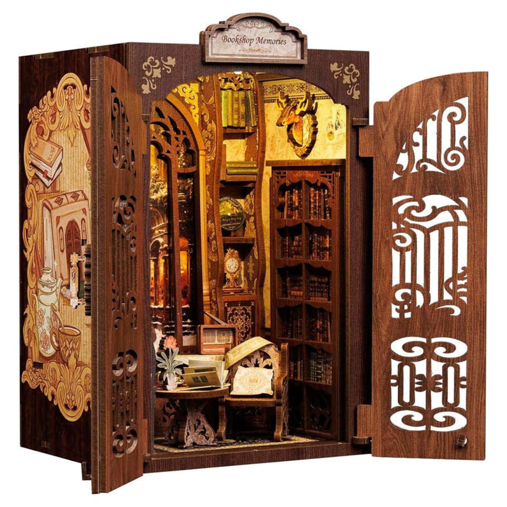 CuteBee Book Nook Kit - Bookshop Memories
