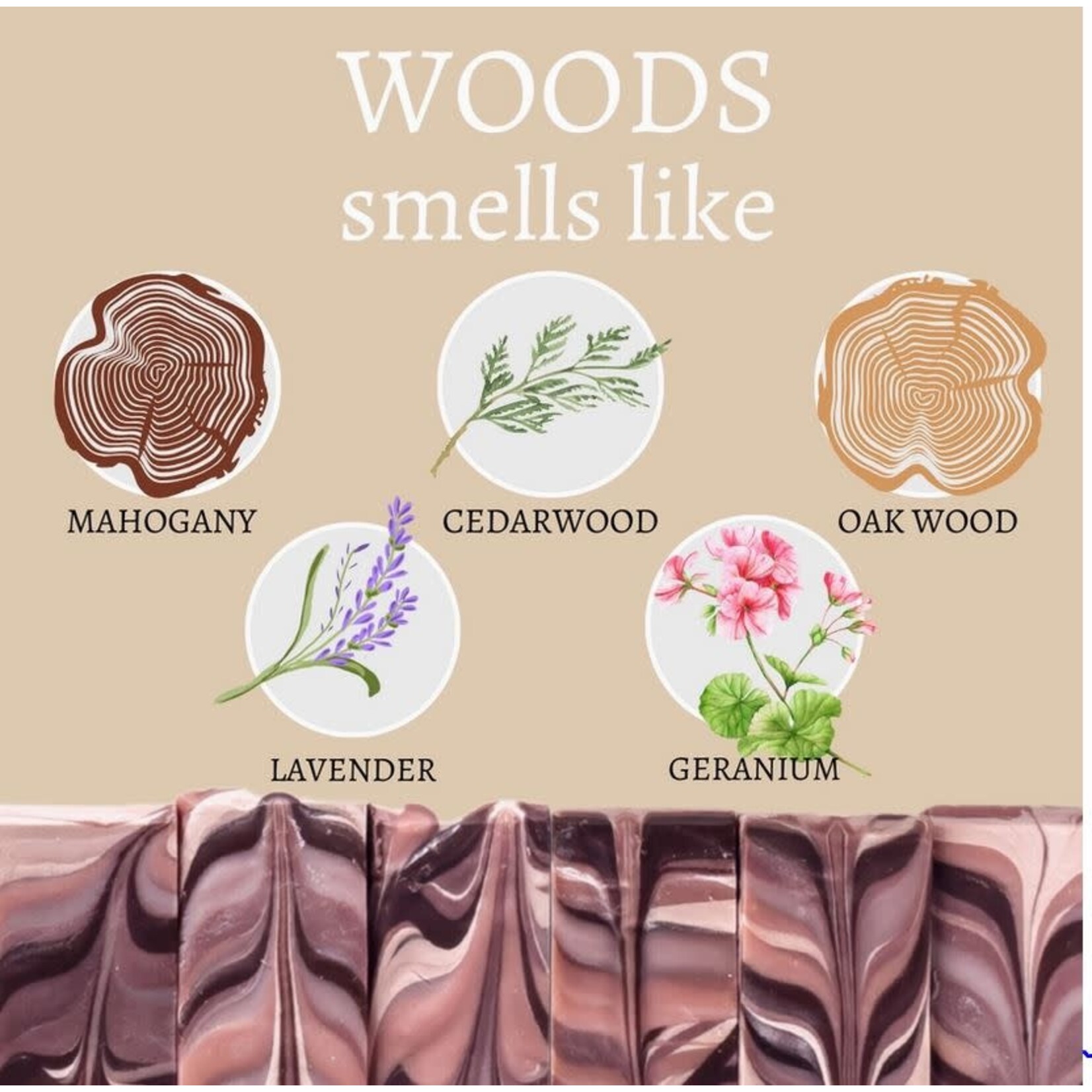 Center Street Soap Co Soap - Woods Vegan Handmade Bar Soap For Men - 4oz