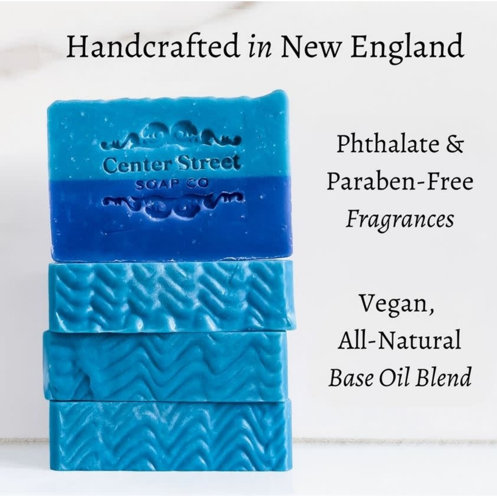 Center Street Soap Co Soap - Sea Captain Vegan Handmade Bar Soap For Men - 4oz