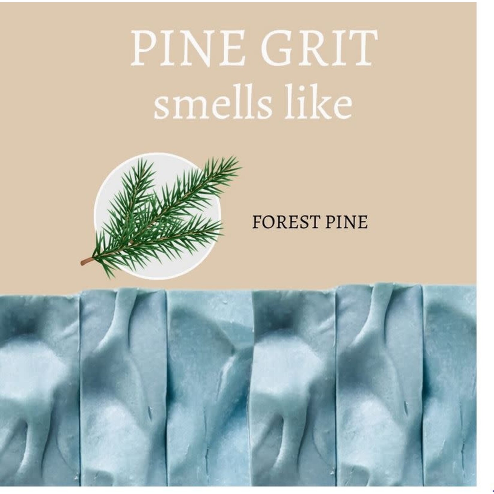 Center Street Soap Co Soap - Pine Grit Exfoliating Handmade Bar Soap - 4oz