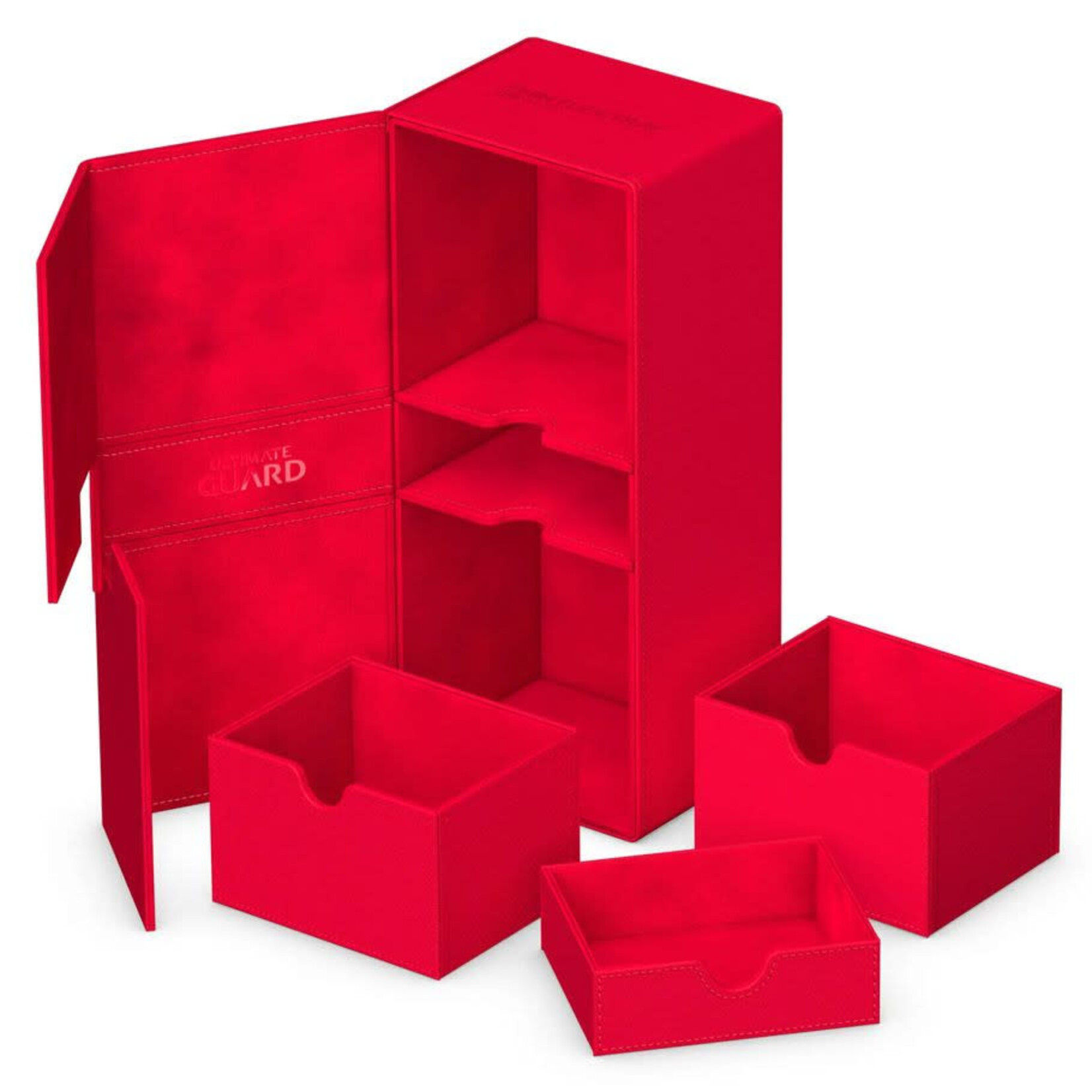 Deck Box: Twin Flip`n`Tray: 266+: Red
