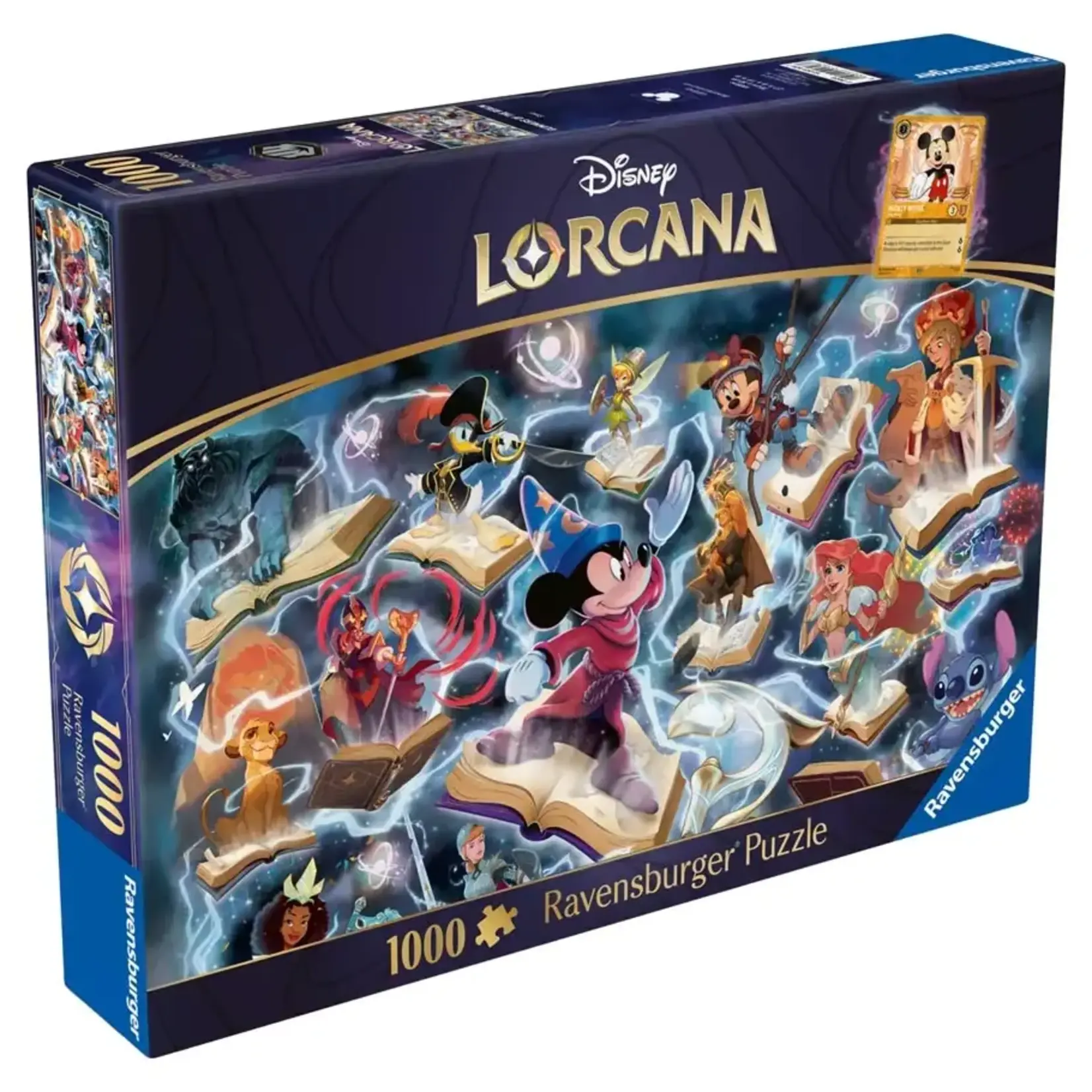 Disney Lorcana: Glimmers of the Realm: Steel 1000 Piece Puzzle