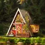Miniature House Kit - A-Frame Cabin
