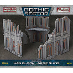 Battlefield in a Box: Gothic Sector- Castograd Hab Block Big Ruins (x3)