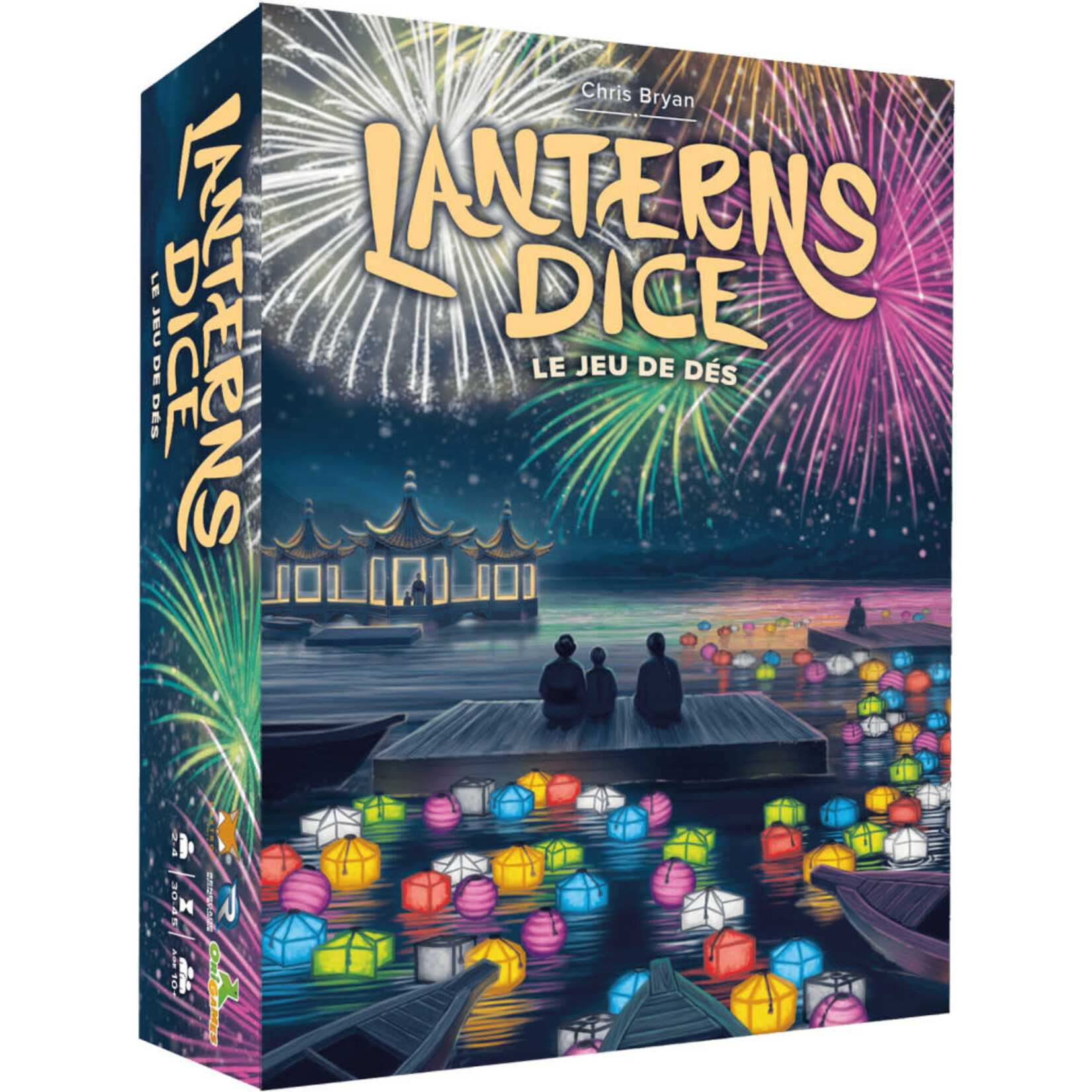 #10743 Lanterns Dice Dragon Cache Used Game