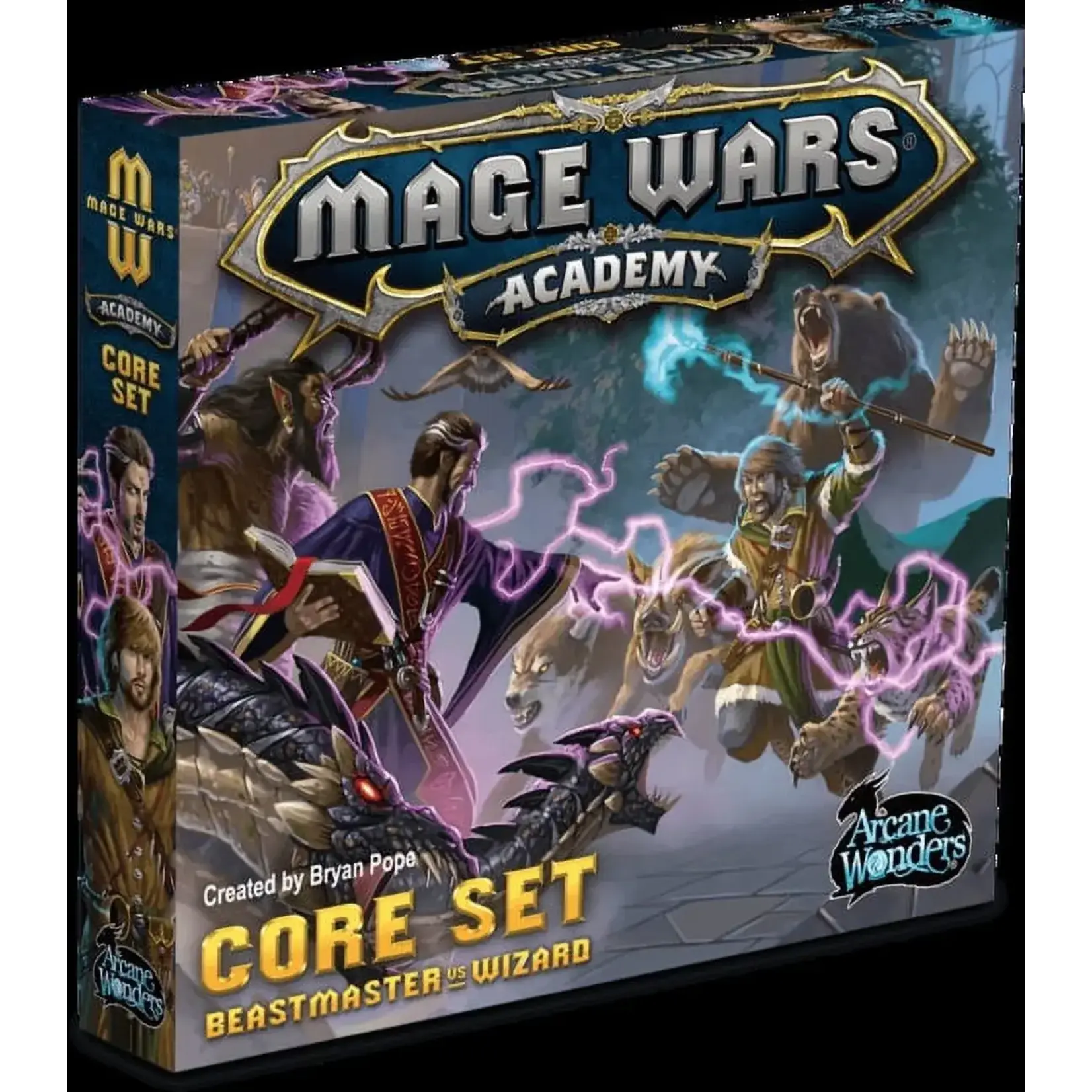 #10691 Mage Wars Academy Dragon Cache Used Game