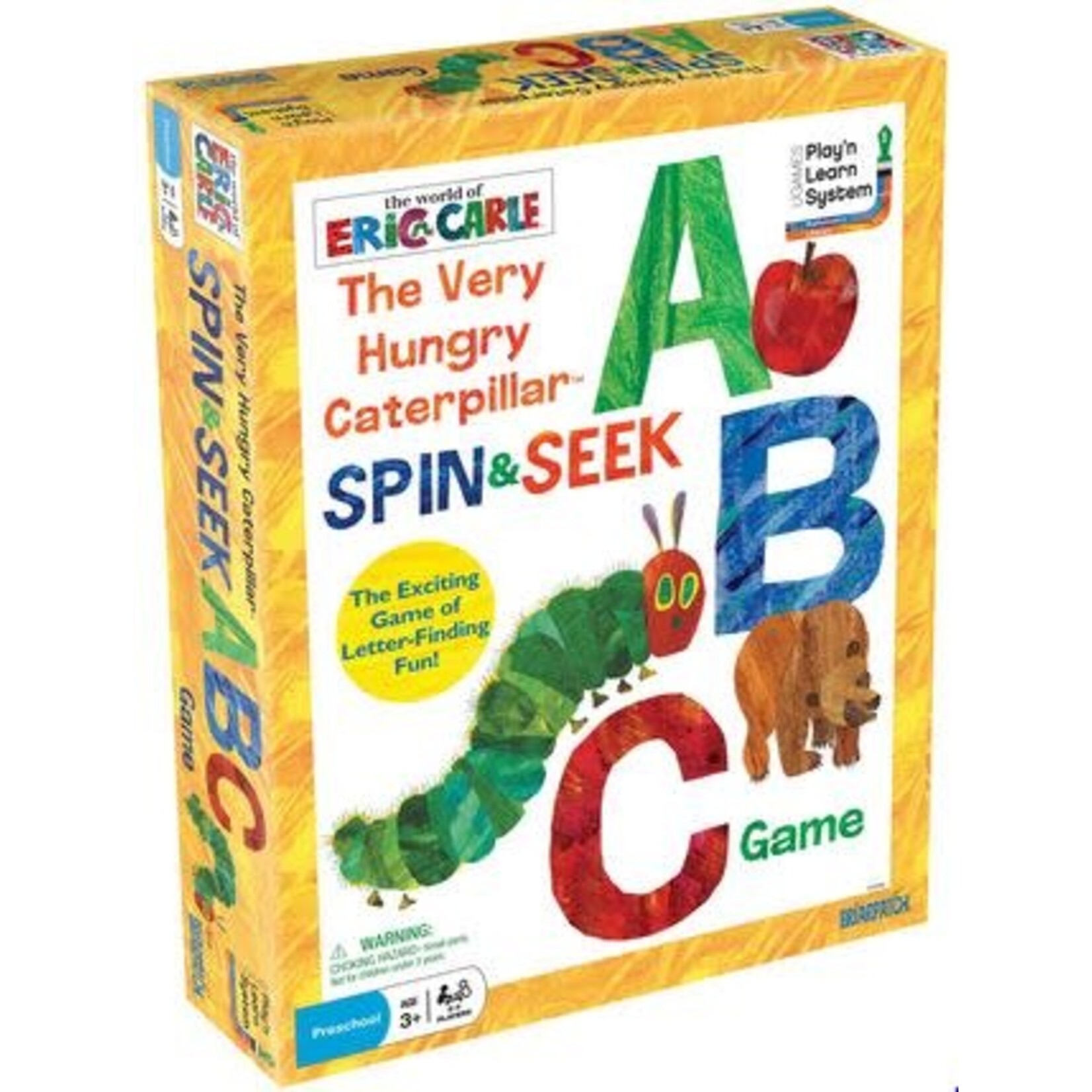 #10684 The Very Hungry Caterpillar and Spin and Seek ABC Game Dragon Cache Used Game
