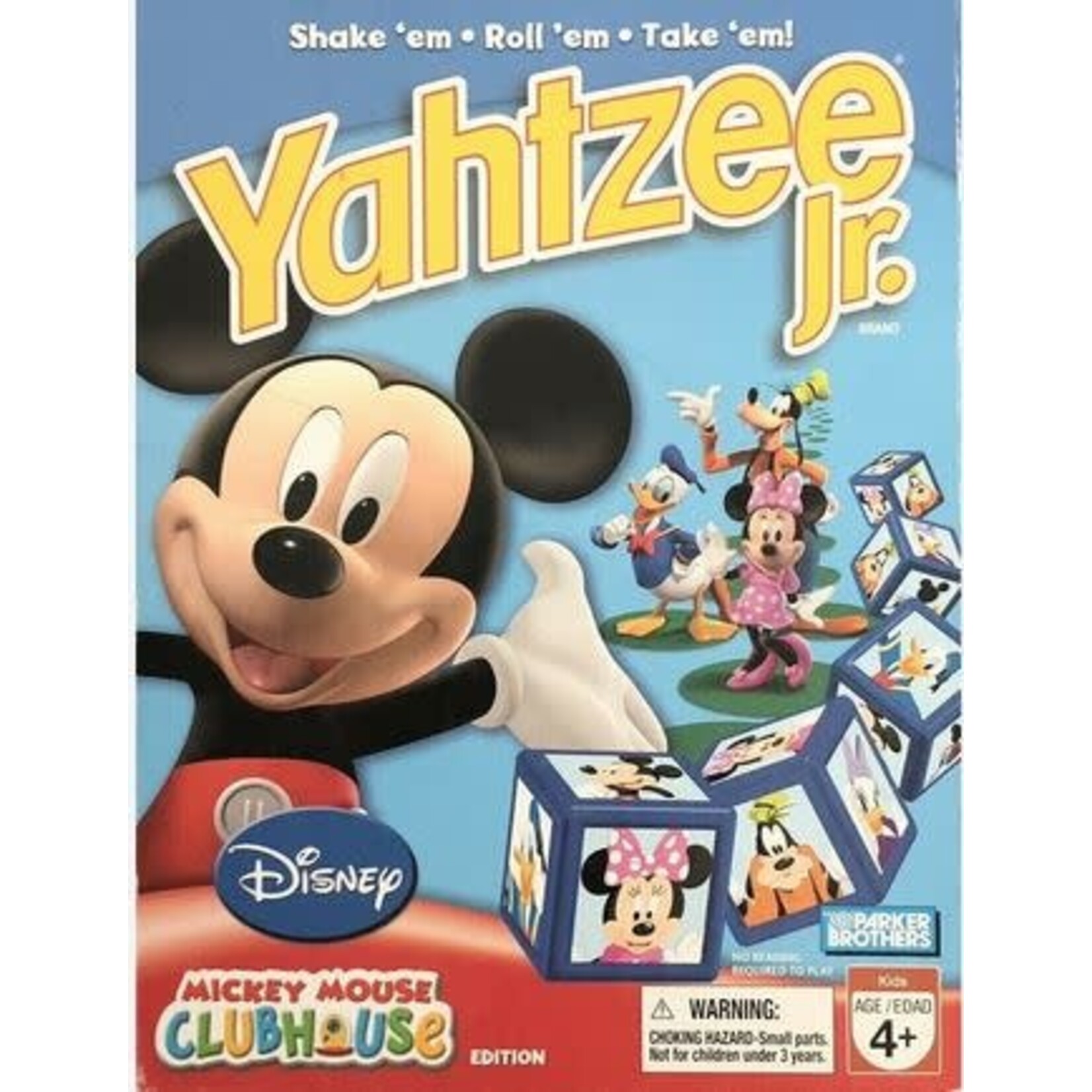 #10673 Yahtzee Jr: Disney Mickey Mouse Dragon Cache Used Game