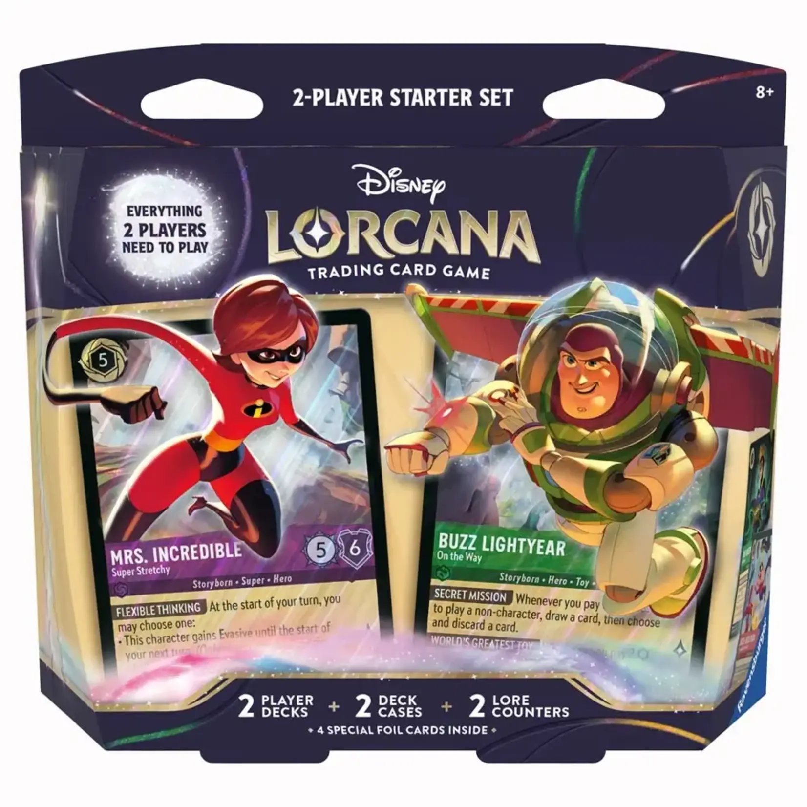 Disney Lorcana: Elastigirl/Buzz Lightyear 2-Player Deck