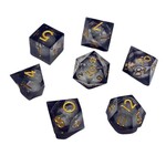 Chronicle RPG Accessories Pty Ltd Nebula Liquid Core Night 7 Die Polyhedral Set | CHR60059