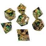 Chronicle RPG Accessories Pty Ltd Ringfellows Green 7 Die Polyhedral Set | CHR60069