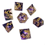 Chronicle RPG Accessories Pty Ltd Ringfellows Purple 7 Die Polyhedral Set | CHR60070
