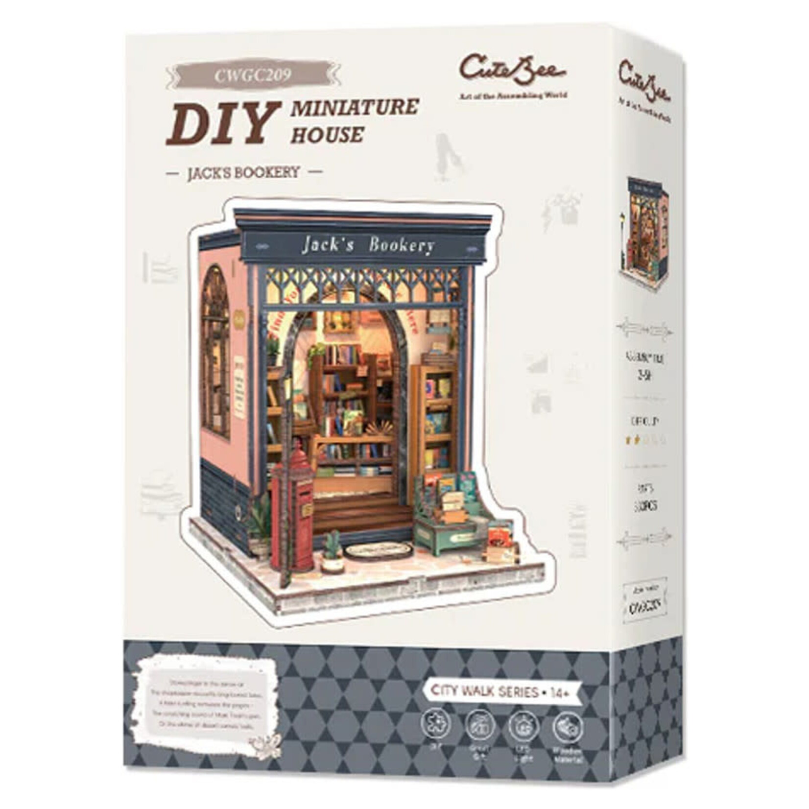 CuteBee Miniature House Kit - Jack's Bookery