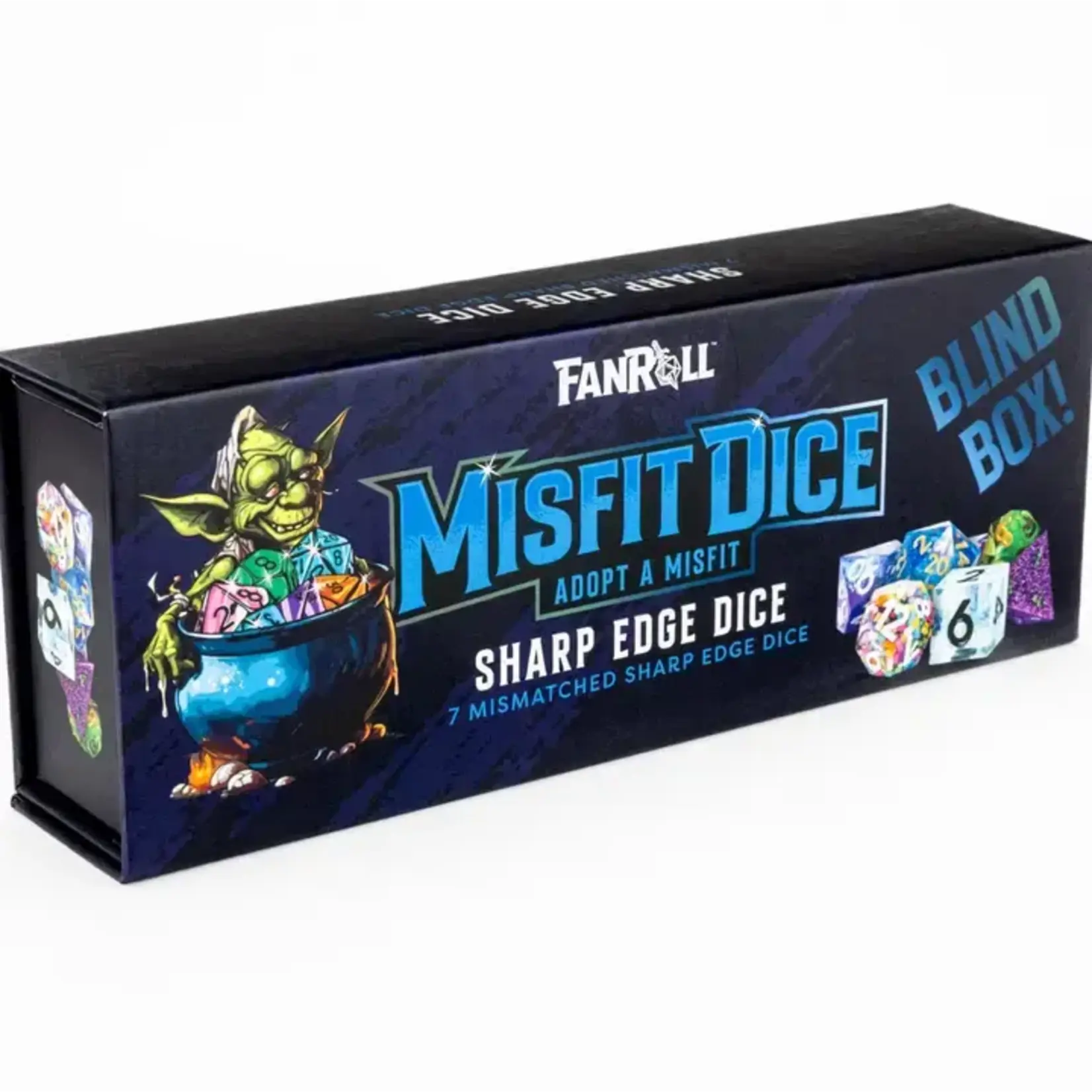 Mystery Misfit Sharp Edge Resin Polyhedral Dice Set