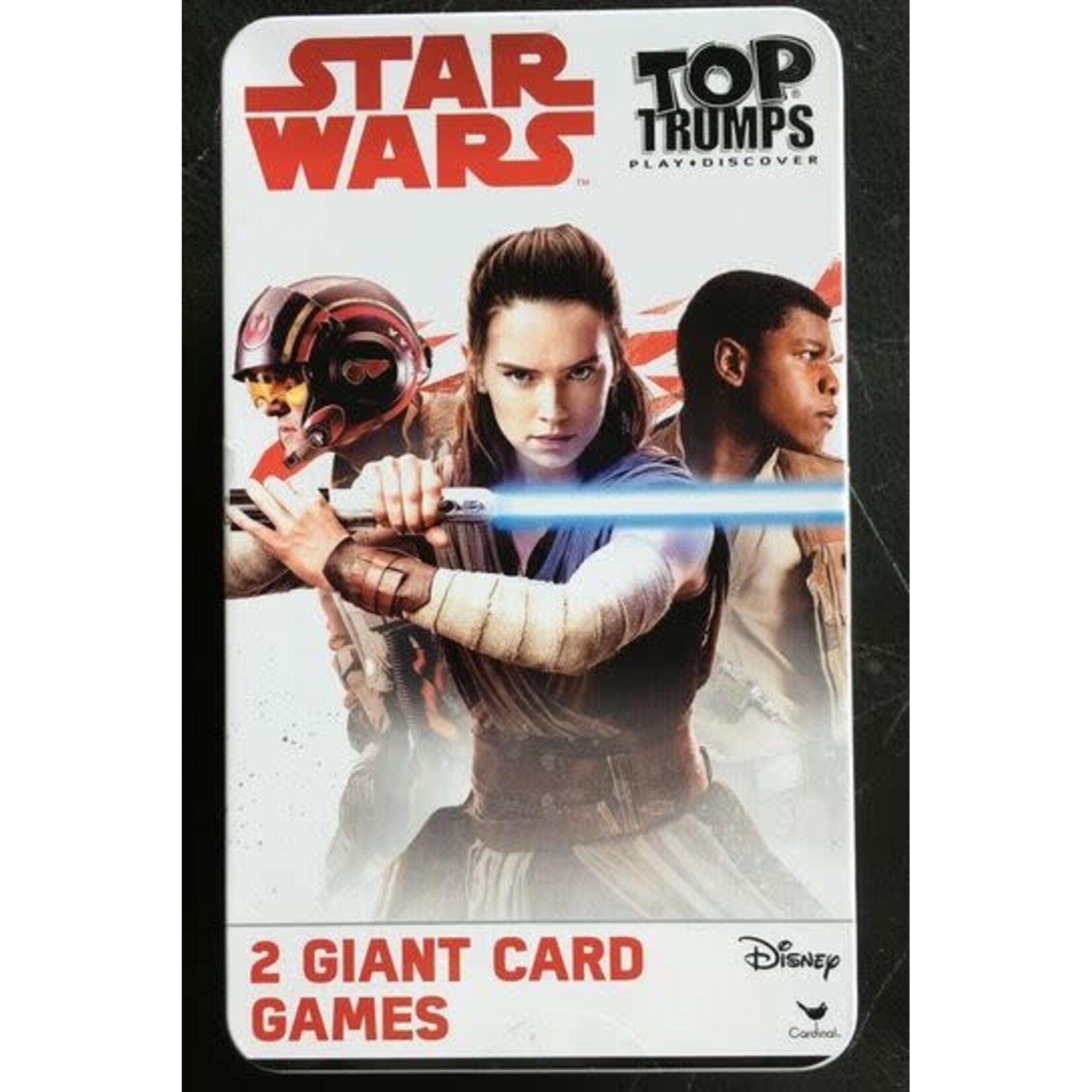 #10620 Star Wars Top Trumps - 2 Giant Card Game Dragon Cache Used Game