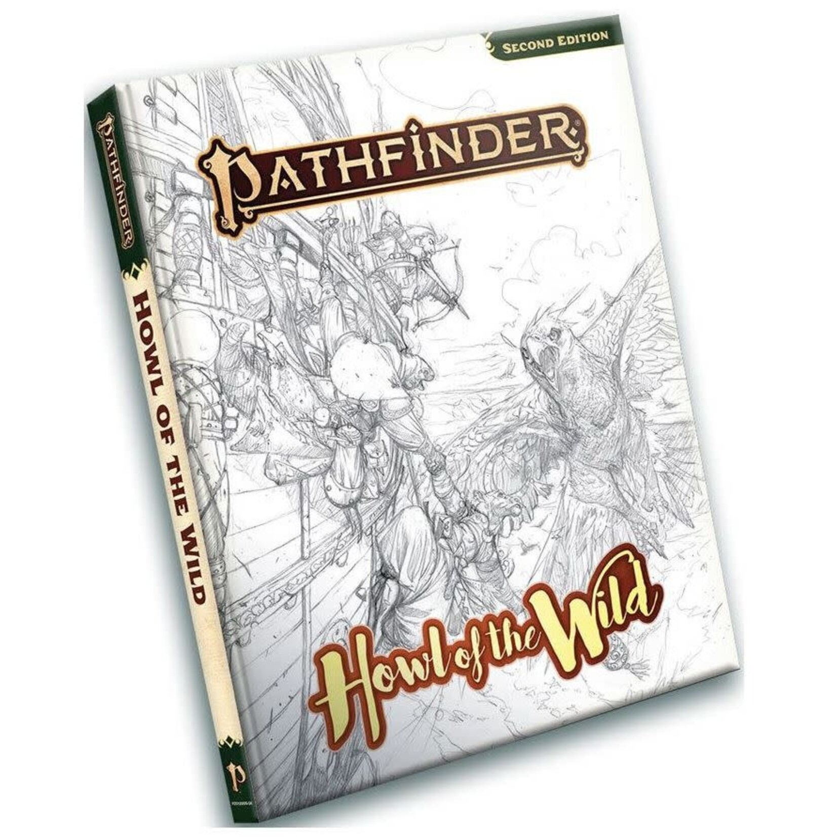 Pathfinder 2E: Howl of the Wild Sketch Cover Edition Dragon Cache