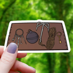 Mimic Gaming Co Sticker: Rogue TTRPG Kit - 3"