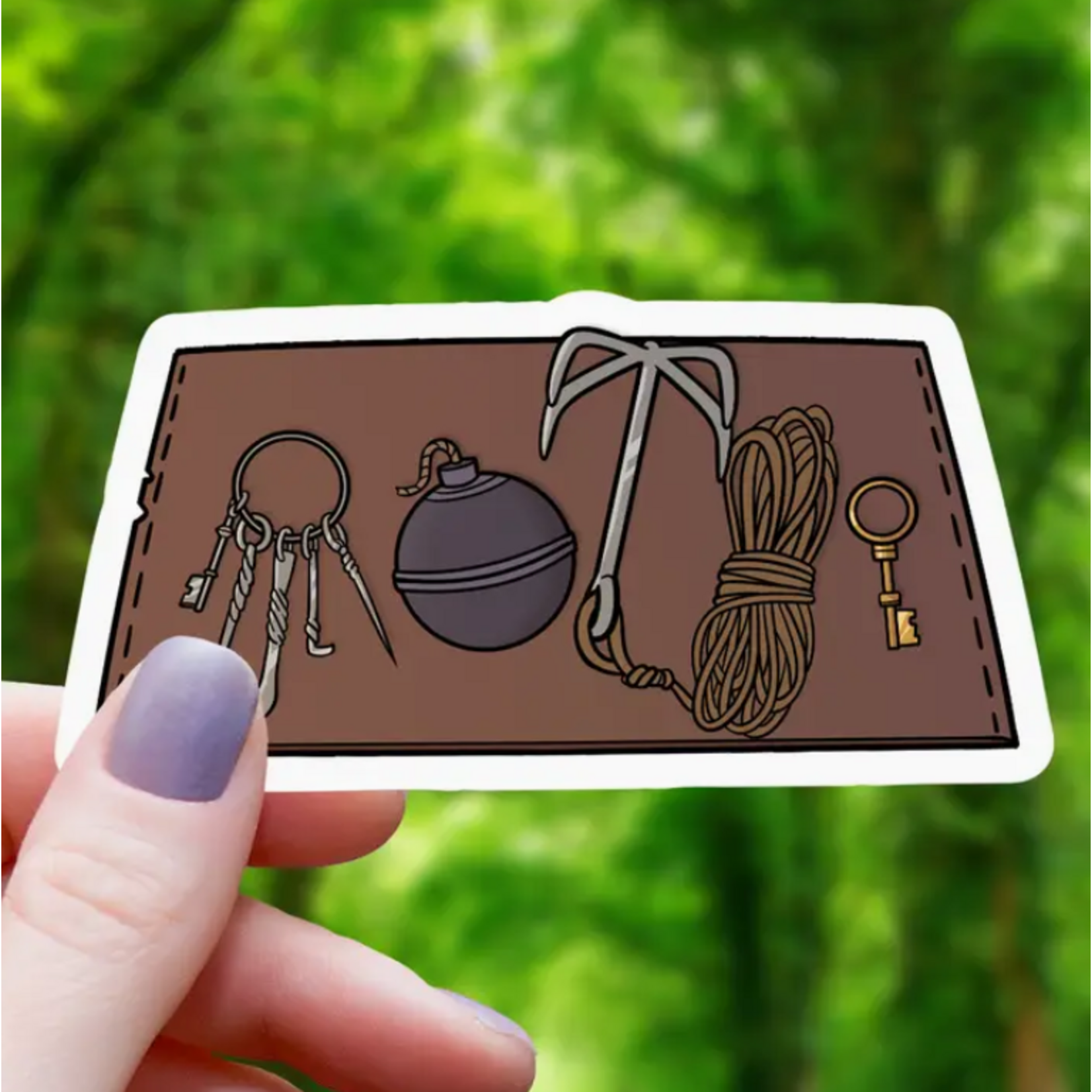 Mimic Gaming Co Sticker: Rogue TTRPG Kit - 3"