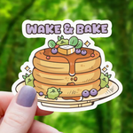 Mimic Gaming Co Sticker: Wake and Bake Pancakes - 3"