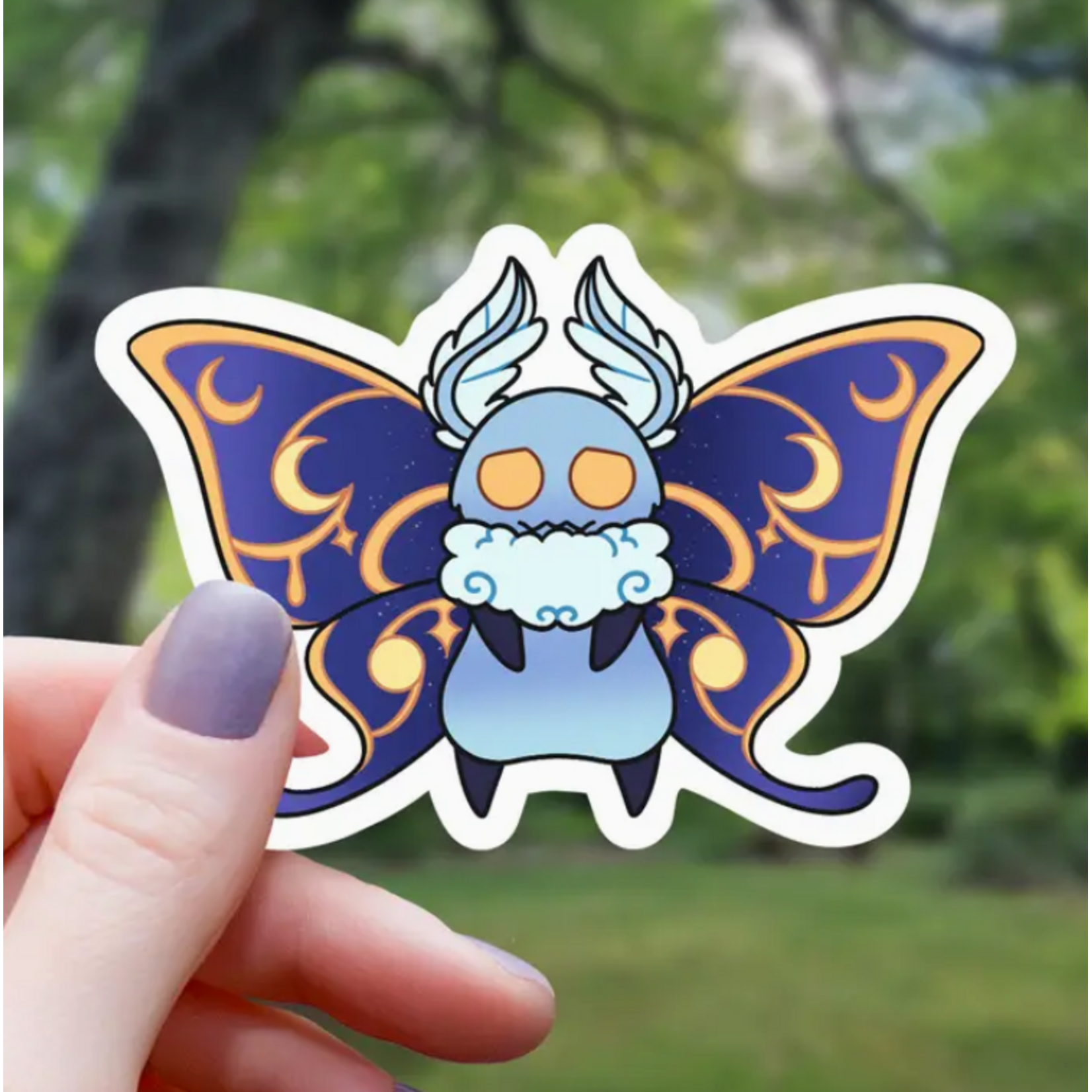 Mimic Gaming Co Sticker: Celestial Mothman - 3"