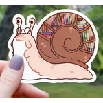 Mimic Gaming Co Sticker: Snail With Library Shell - 3"