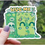 Mimic Gaming Co Sticker: Hug Me Kawaiicube Monster -3"