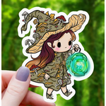 Mimic Gaming Co Sticker: Mushroom Witch - 3"