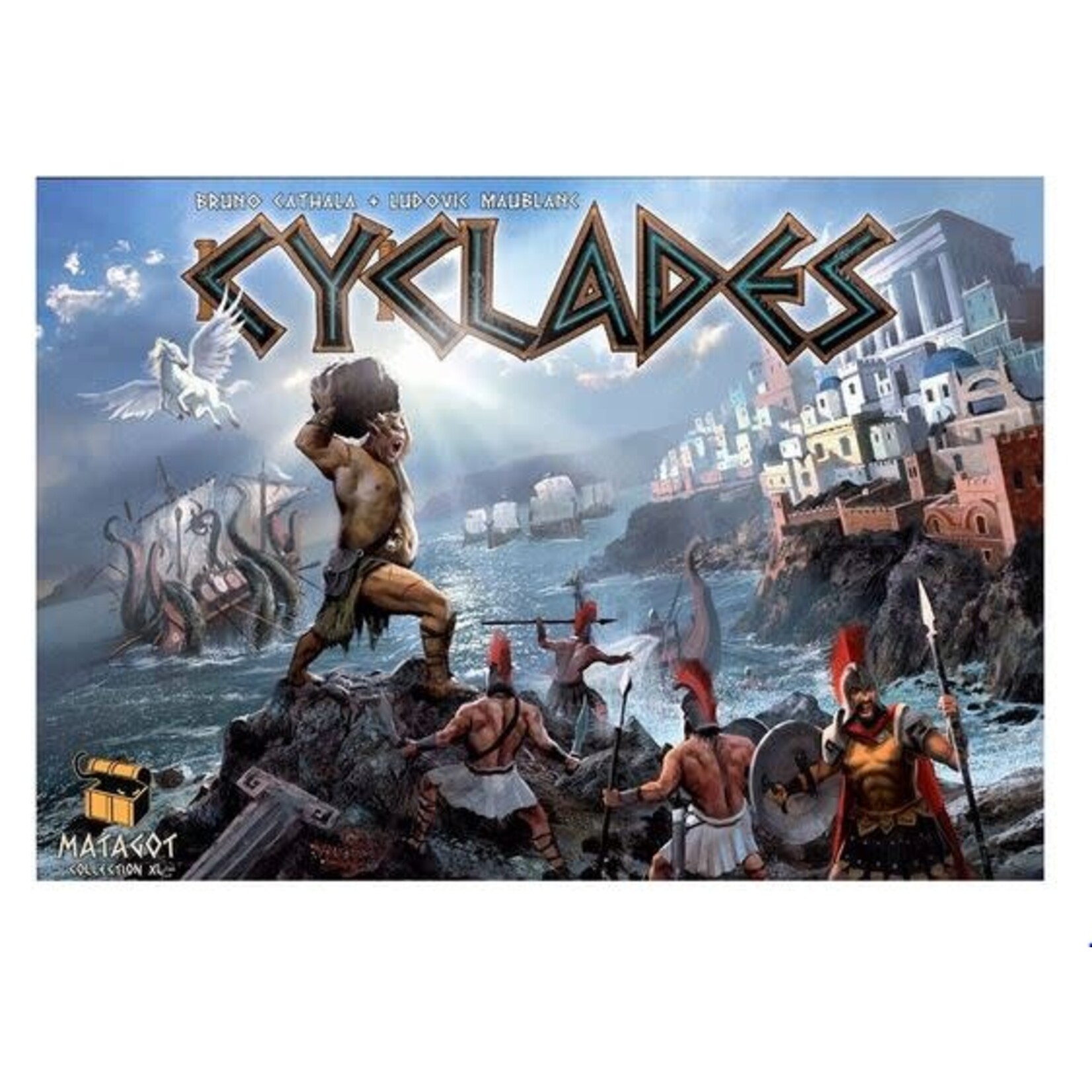 #10596 Cyclades and Cyclades Hades Expansion Dragon Cache Used Game
