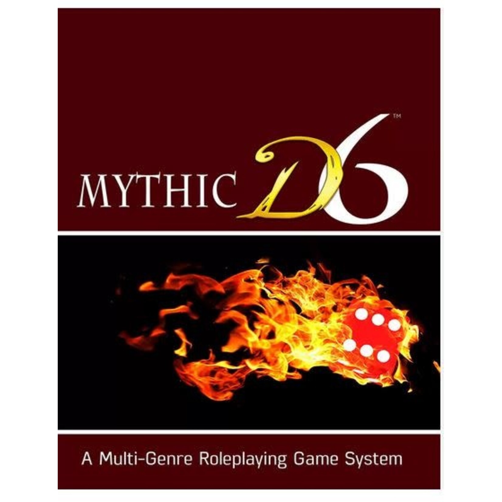 #10581 Mythic D6 (Rollplaying Game System) Book Dragon Cache Used Game