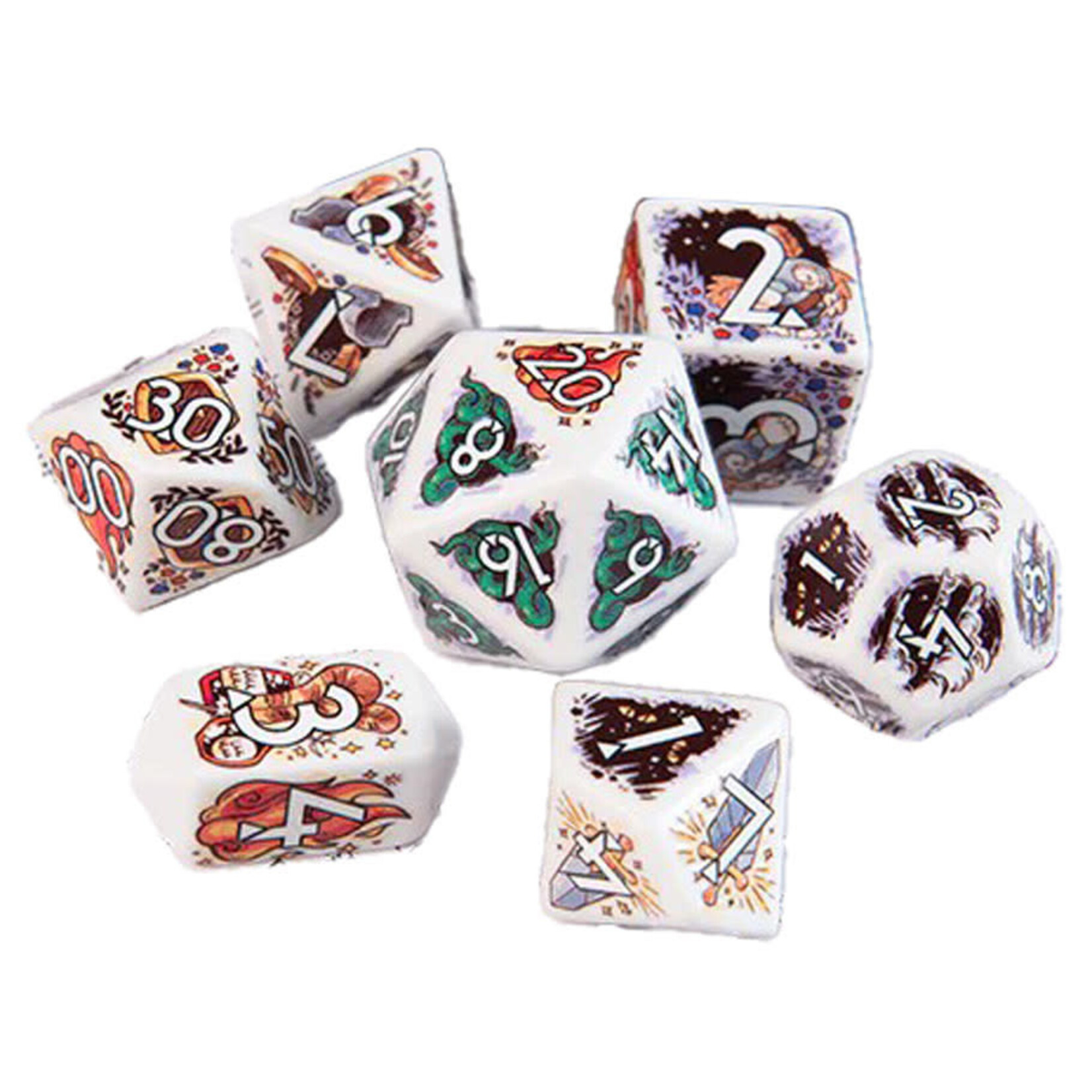 Botch, Inc Humblewood 7 Die Polyhedral Set